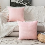Home Brilliant Decorative Pillow Covers for Couch Set of 2 Cute Throw Pillow Covers Sofa Bench Weddi